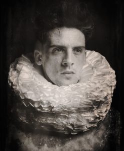Vintage Portrait with Collar
