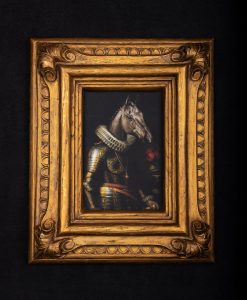 Sir Lancelot Gold In small Gold Frame