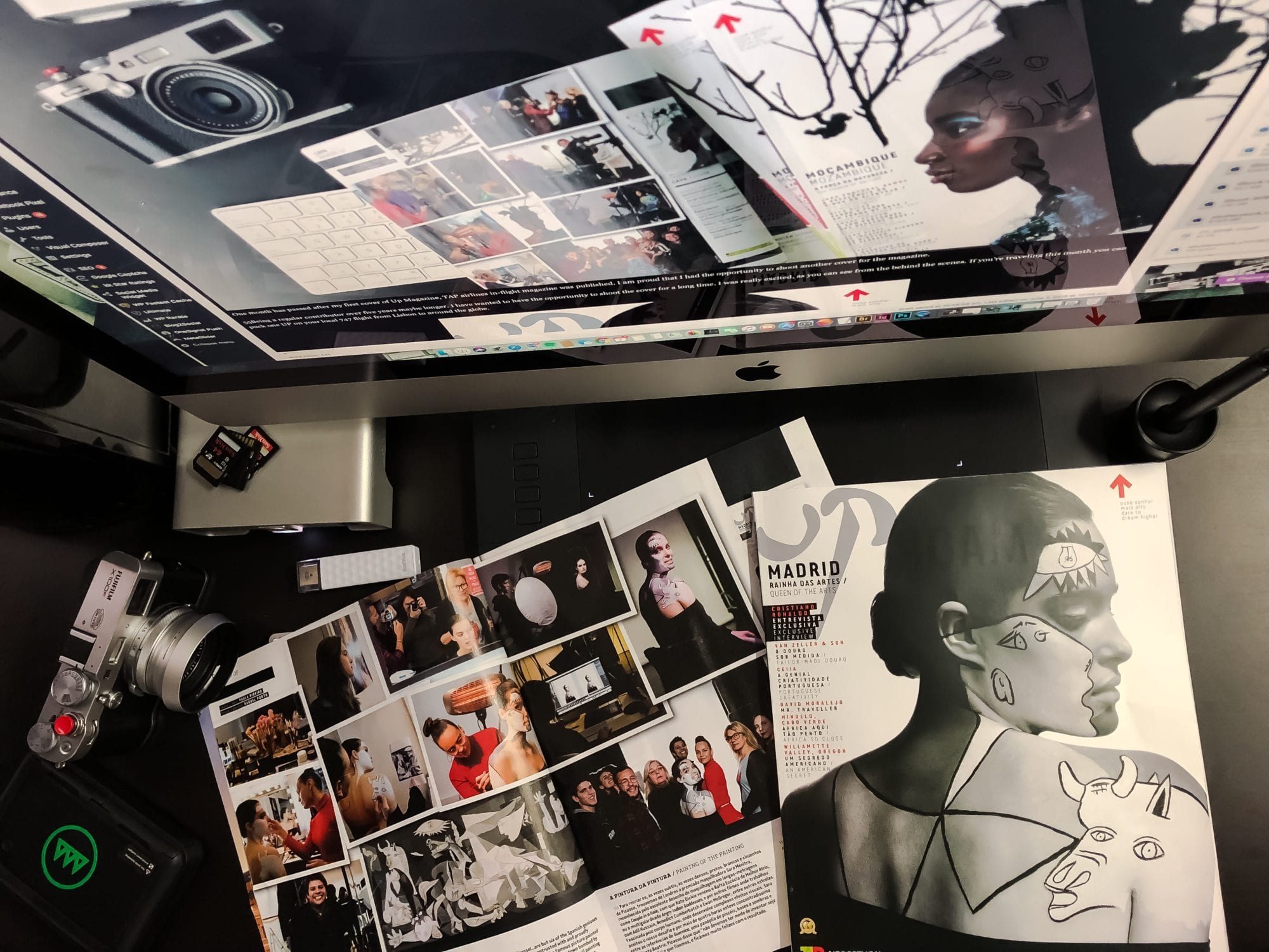 Up Magazine on my desk